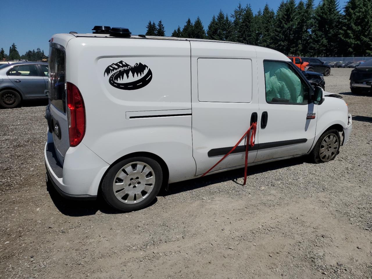 2020 Ram Promaster City Slt white null gas ZFBHRFBB5L6S03397 photo #4