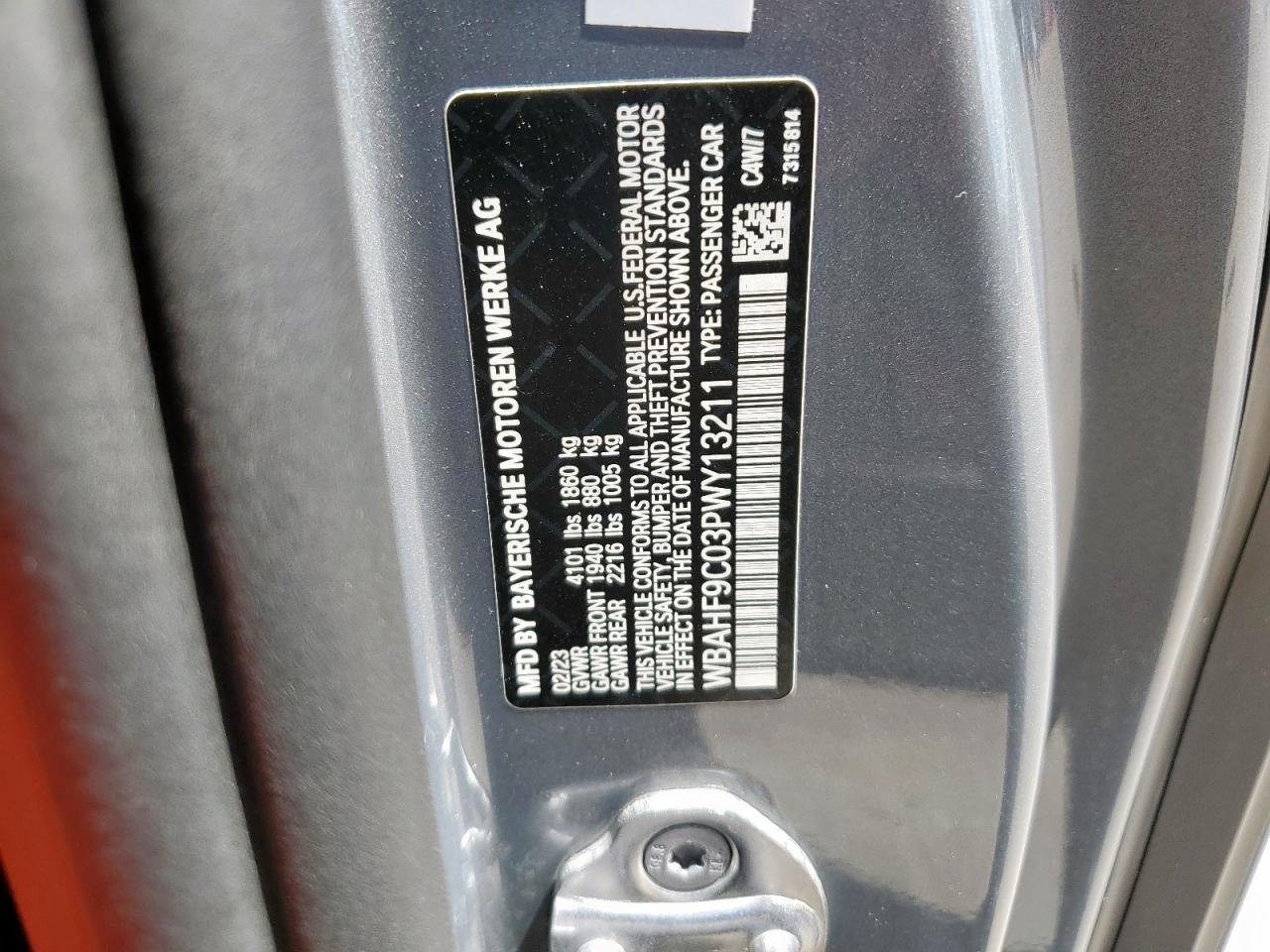 2023 BMW Z4 M40I VIN: WBAHF9C03PWY13211 Lot: 64283195