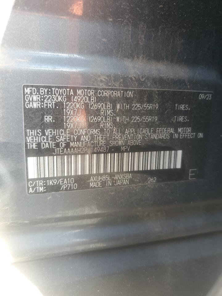 2023 Toyota Venza Le VIN: JTEAAAAH2PJ149487 Lot: 64074665