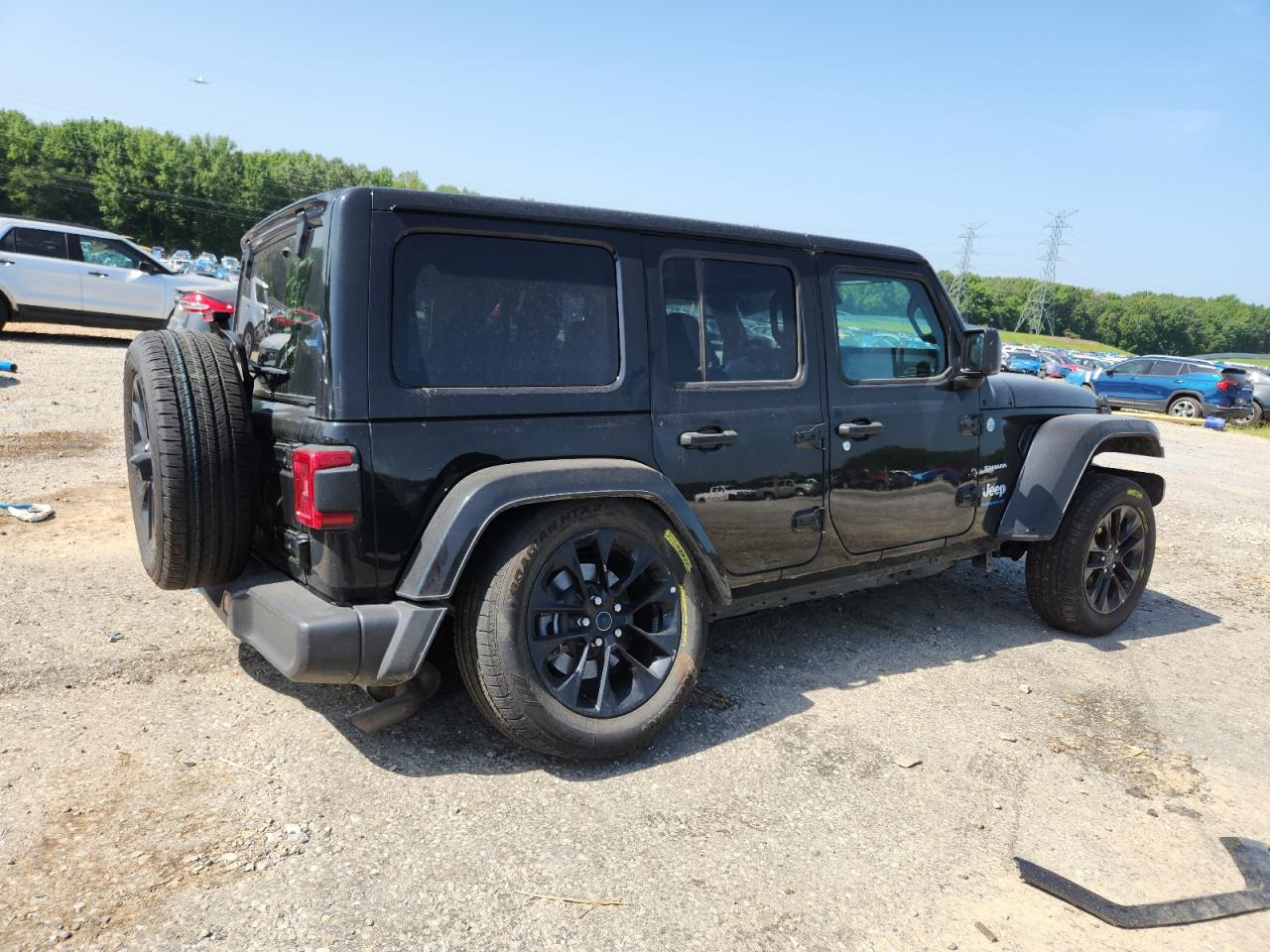 2024 Jeep Wrangler Sahara 4Xe black null hybrid 1C4RJXP65RW231963 photo #4