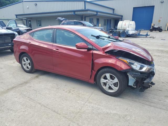  HYUNDAI ELANTRA 2015 Red