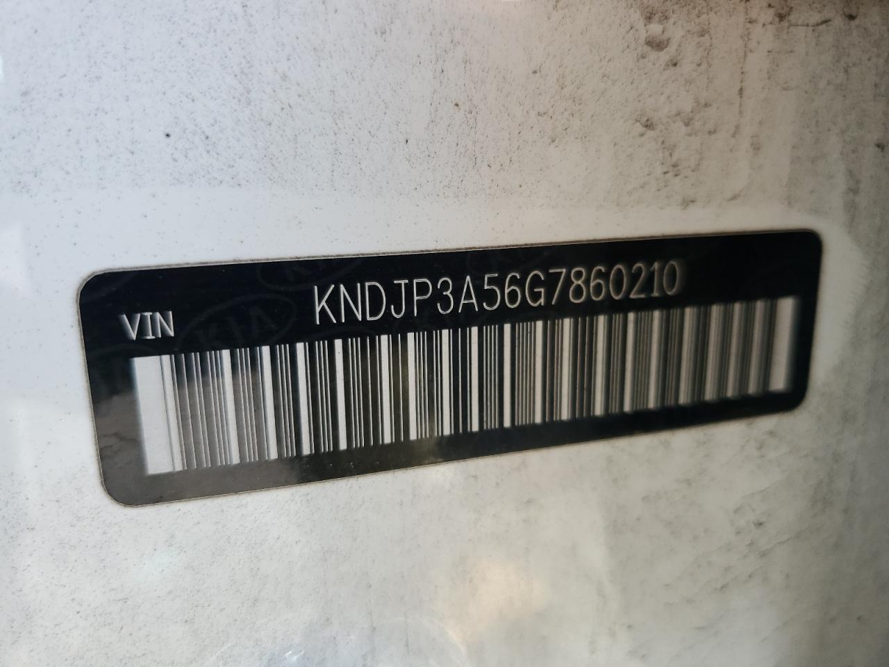 2016 Kia Soul + VIN: KNDJP3A56G7860210 Lot: 65078445