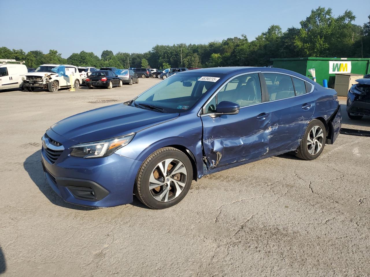 2021 Subaru Legacy Premium VIN: 4S3BWAD60M3003884 Lot: 66390235