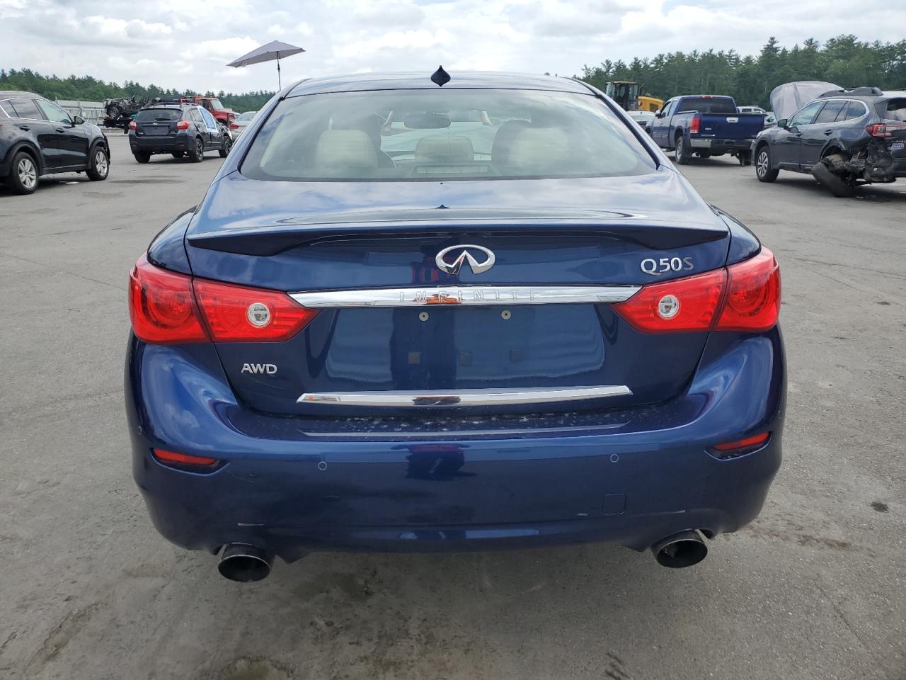 2016 Infiniti Q50 Red Sport 400 VIN: JN1FV7AR2GM450840 Lot: 63629765