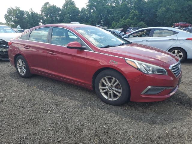  HYUNDAI SONATA 2015 Czerwony