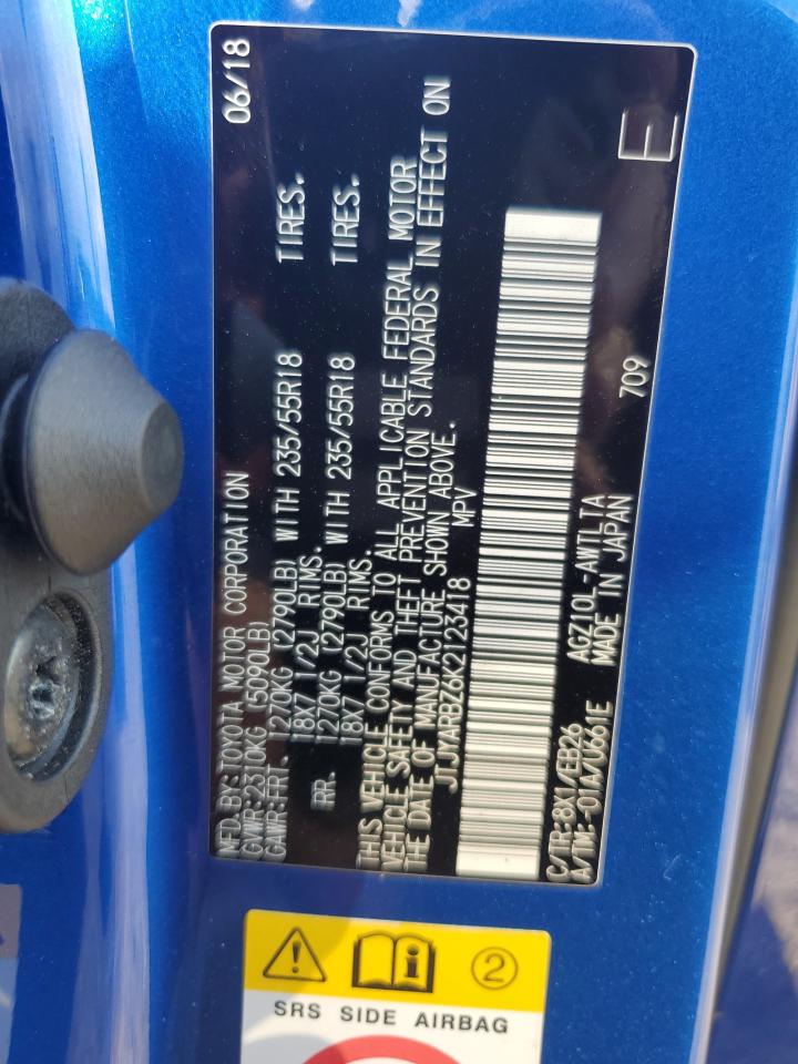2019 Lexus Nx 300 Base VIN: JTJYARBZ6K2123418 Lot: 62766745