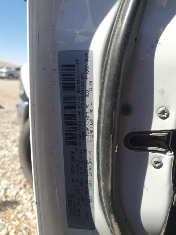 2018 Ram 2500 St VIN: 3C6UR5CL3JG348471 Lot: 64247285