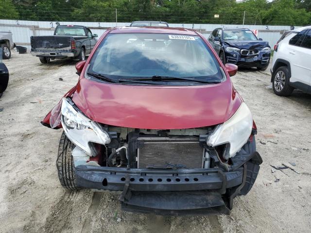 Hatchbacks NISSAN VERSA 2015 Czerwony