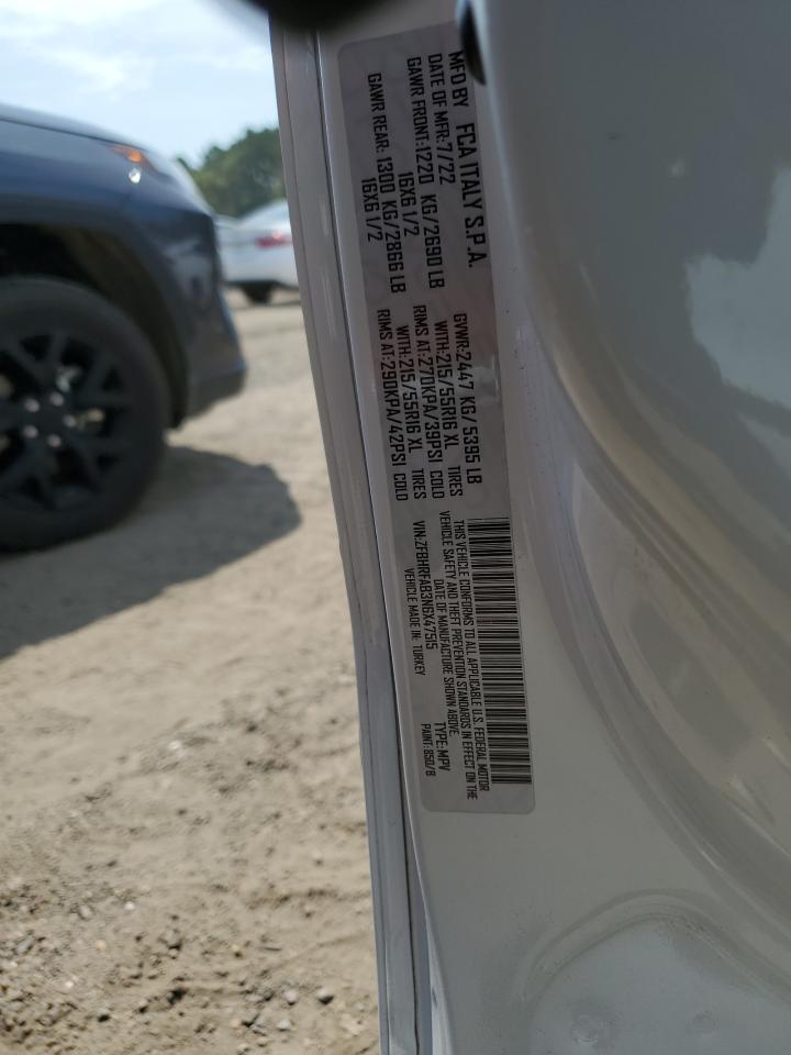 2022 Ram Promaster City Tradesman VIN: ZFBHRFAB3N6X47515 Lot: 67024235