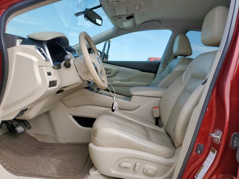  NISSAN MURANO 2015 Czerwony