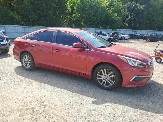 Sedans HYUNDAI SONATA 2017 Red