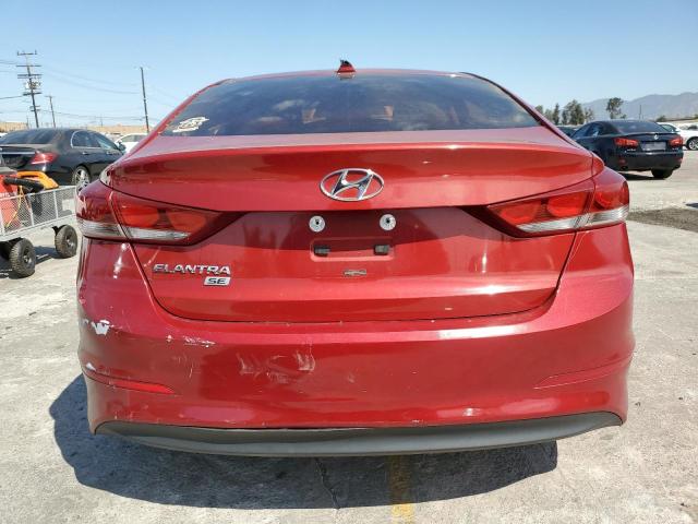 Sedans HYUNDAI ELANTRA 2017 Czerwony