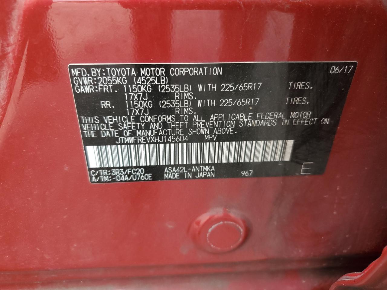 2017 Toyota Rav4 Xle VIN: JTMWFREVXHJ145604 Lot: 64288795