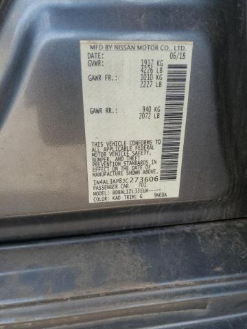 2018 NISSAN ALTIMA 2.5  