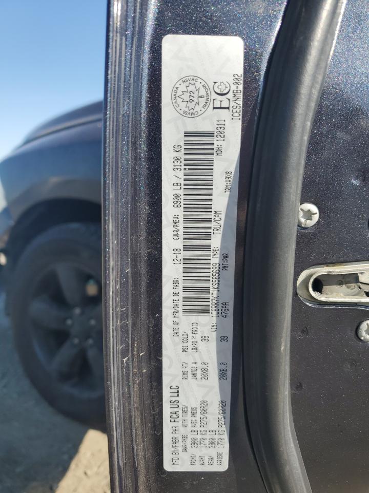 2019 Ram 1500 Classic Tradesman VIN: 1C6RR7KT1KS565689 Lot: 65345965