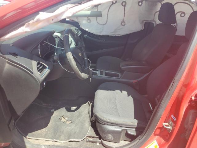  CHEVROLET CRUZE 2016 Czerwony