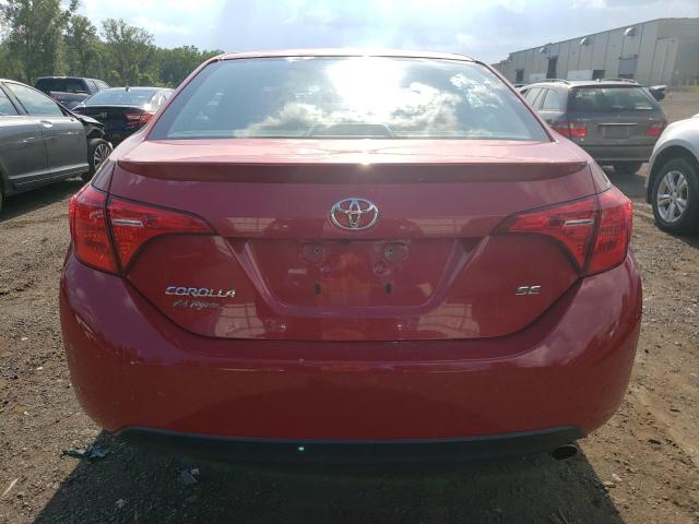  TOYOTA COROLLA 2017 Red