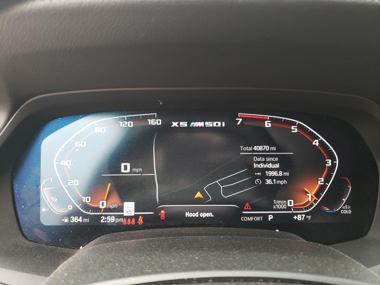2022 BMW X5 M50I VIN: 5UXJU4C06N9M47784 Lot: 64387675