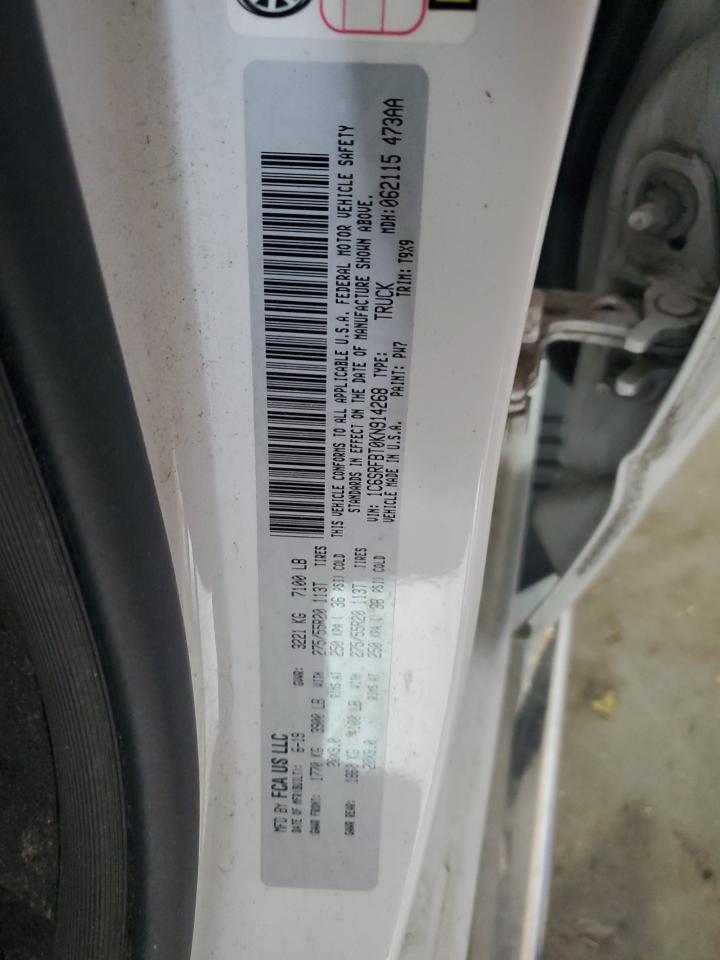 2019 Ram 1500 Big Horn/Lone Star VIN: 1C6SRFBT0KN914268 Lot: 63247665