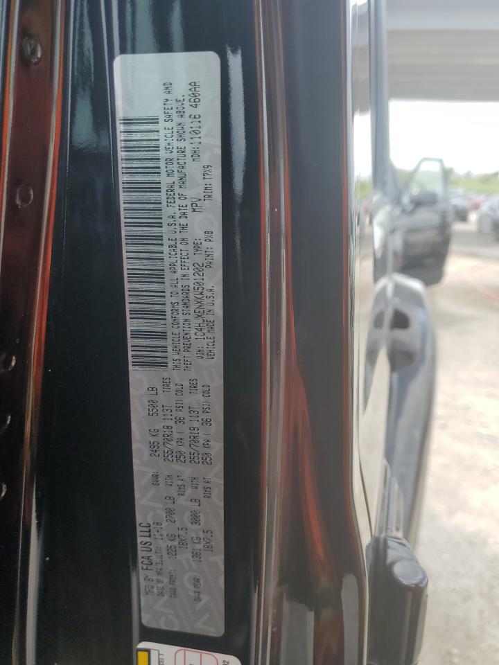 2019 Jeep Wrangler Unlimited Sahara VIN: 1C4HJXENXKW501202 Lot: 64070915