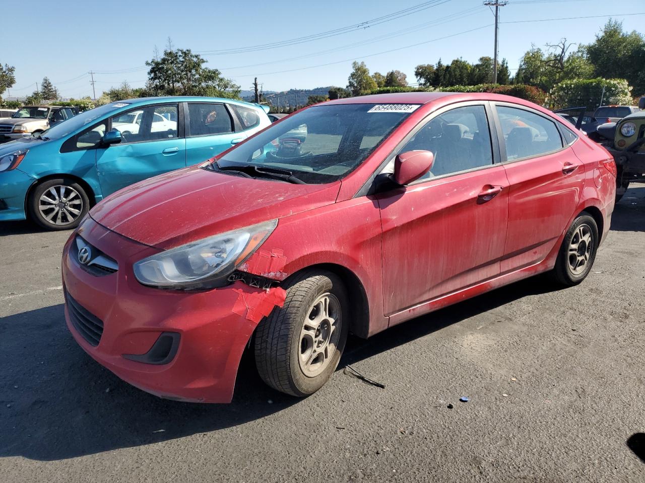 2013 Hyundai Accent Gls KMHCT4AE3DU521682 photo #1