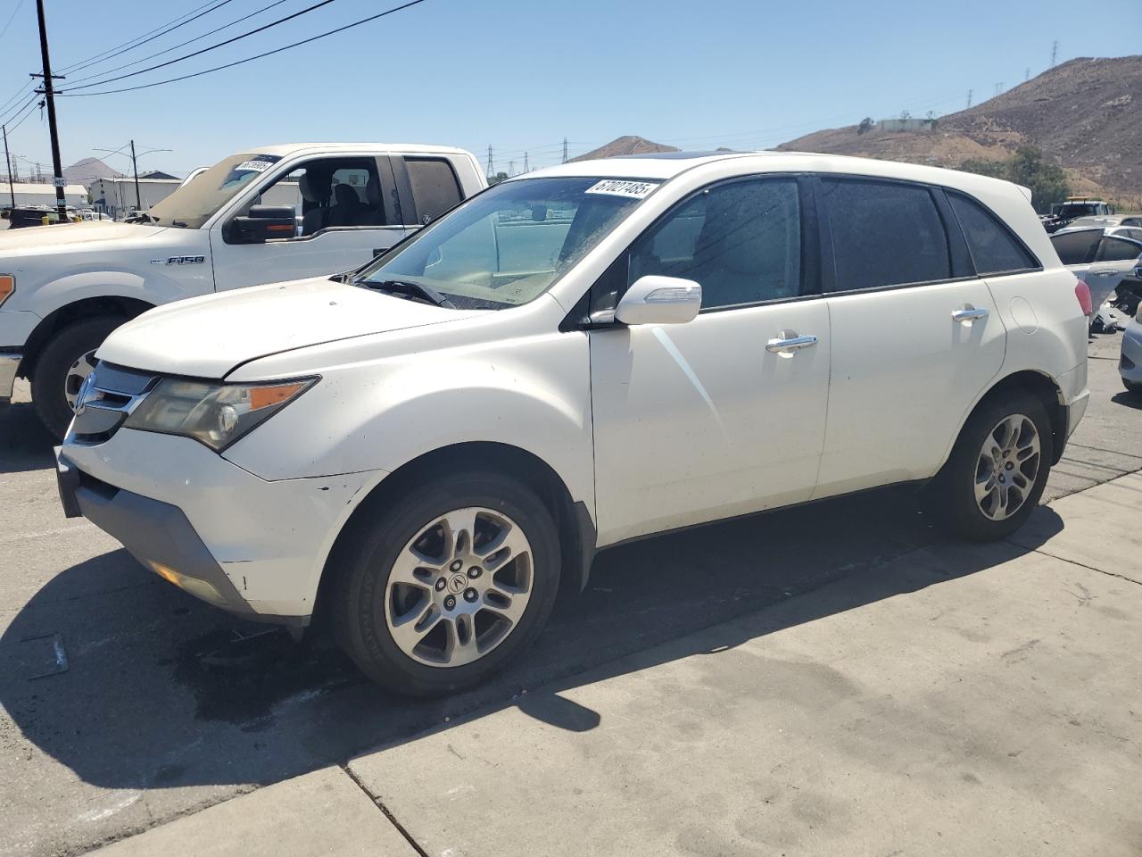 2007 Acura Mdx Technology VIN: 2HNYD28317H548333 Lot: 67027485