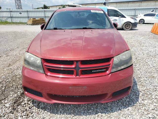 DODGE AVENGER 2013 Czerwony