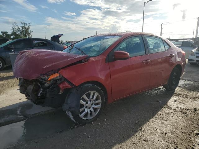  TOYOTA COROLLA 2019 Czerwony