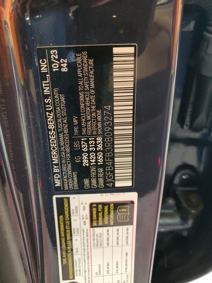 2024 Mercedes-Benz Gle 350 4Matic VIN: 4JGFB4FB3RB093274 Lot: 63990805