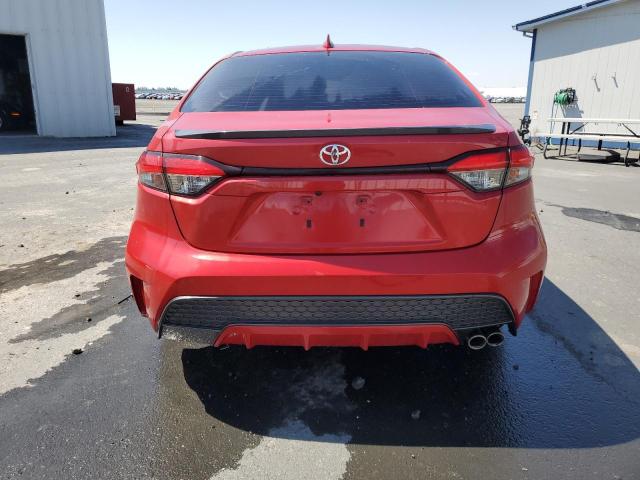  TOYOTA COROLLA 2021 Красный