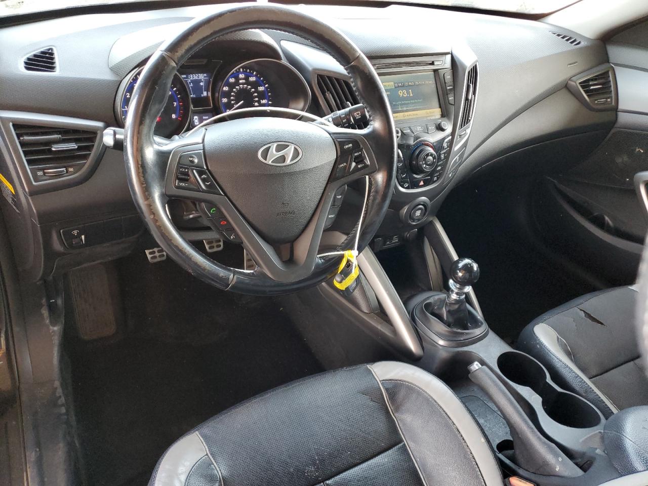 2015 Hyundai Veloster Turbo VIN: KMHTC6AEXFU236198 Lot: 62897445