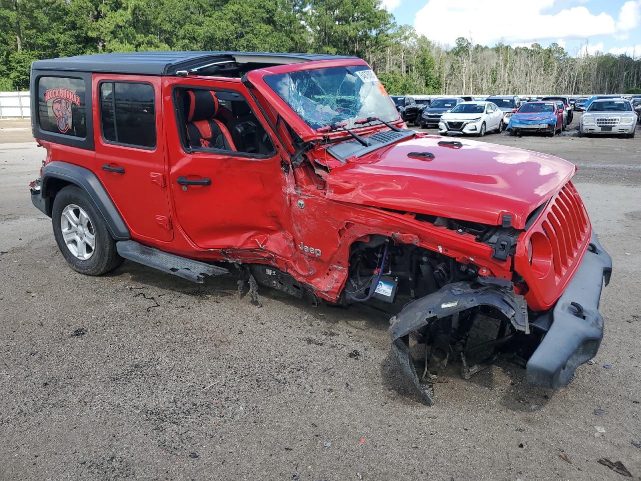 2020 Jeep Wrangler Unlimited Sport VIN: 1C4HJXDN7LW264610 Lot: 64876095