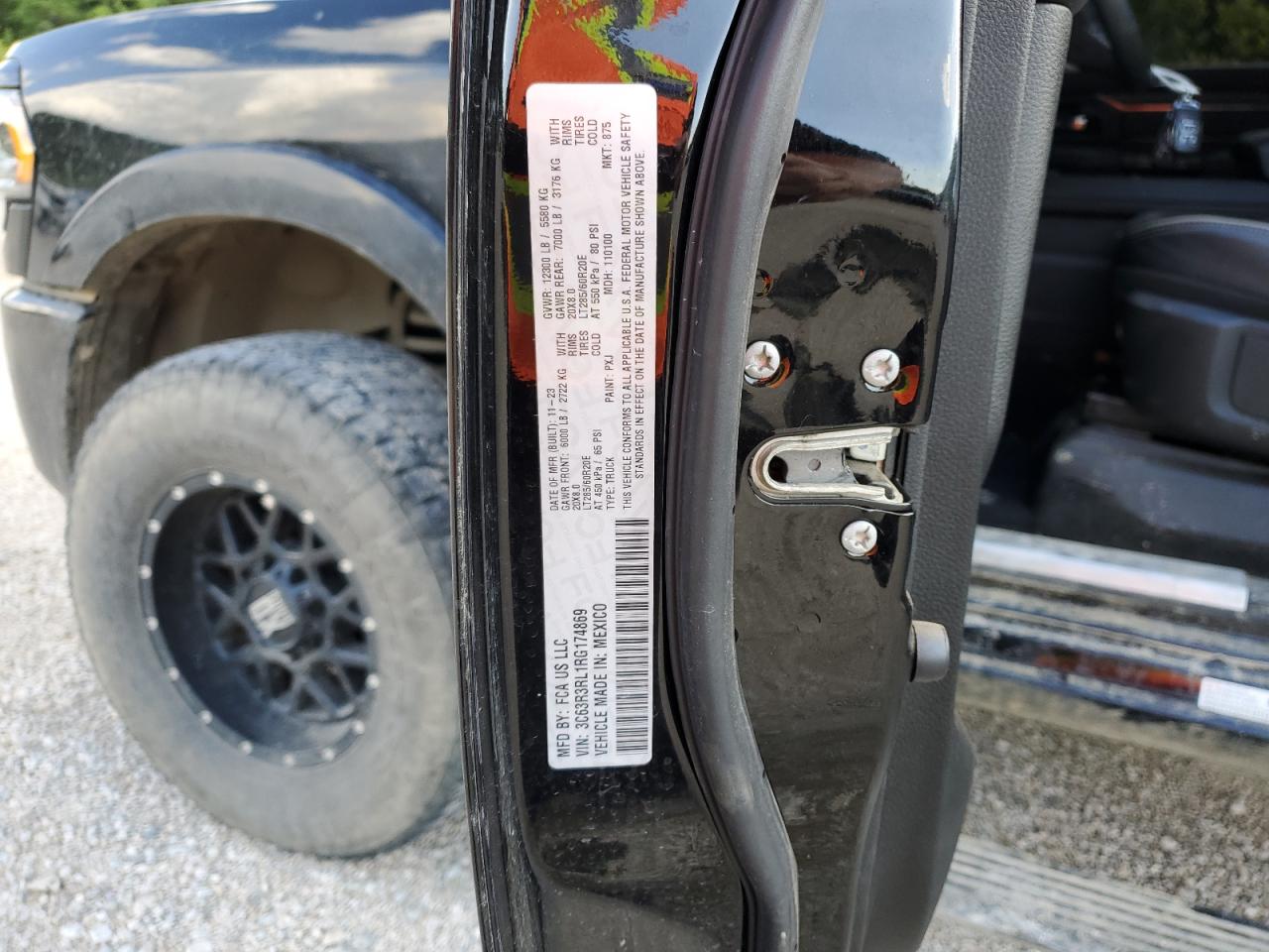 2024 Ram 3500 Limited VIN: 3C63R3RL1RG174869 Lot: 62548685