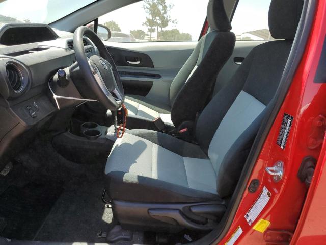  TOYOTA PRIUS 2012 Czerwony