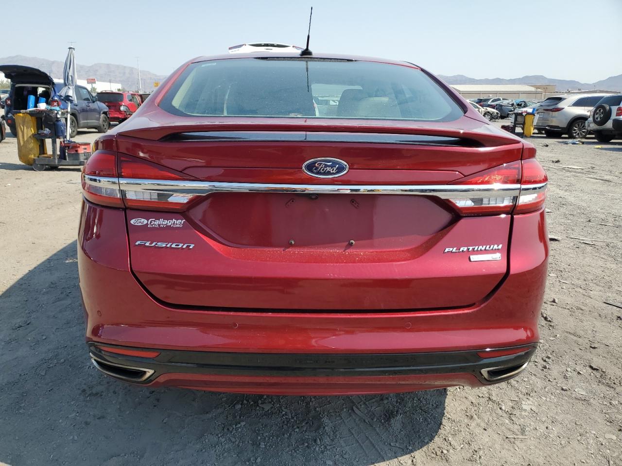 2017 Ford Fusion Titanium VIN: 3FA6P0D95HR221514 Lot: 64686365