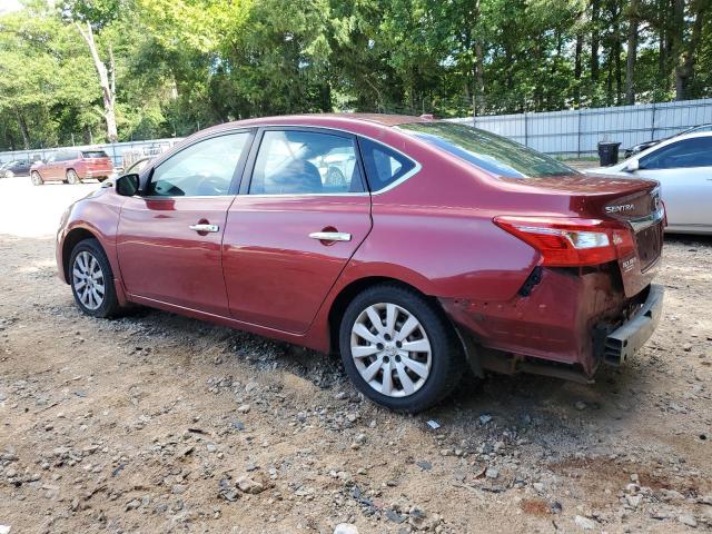  NISSAN SENTRA 2017 Красный