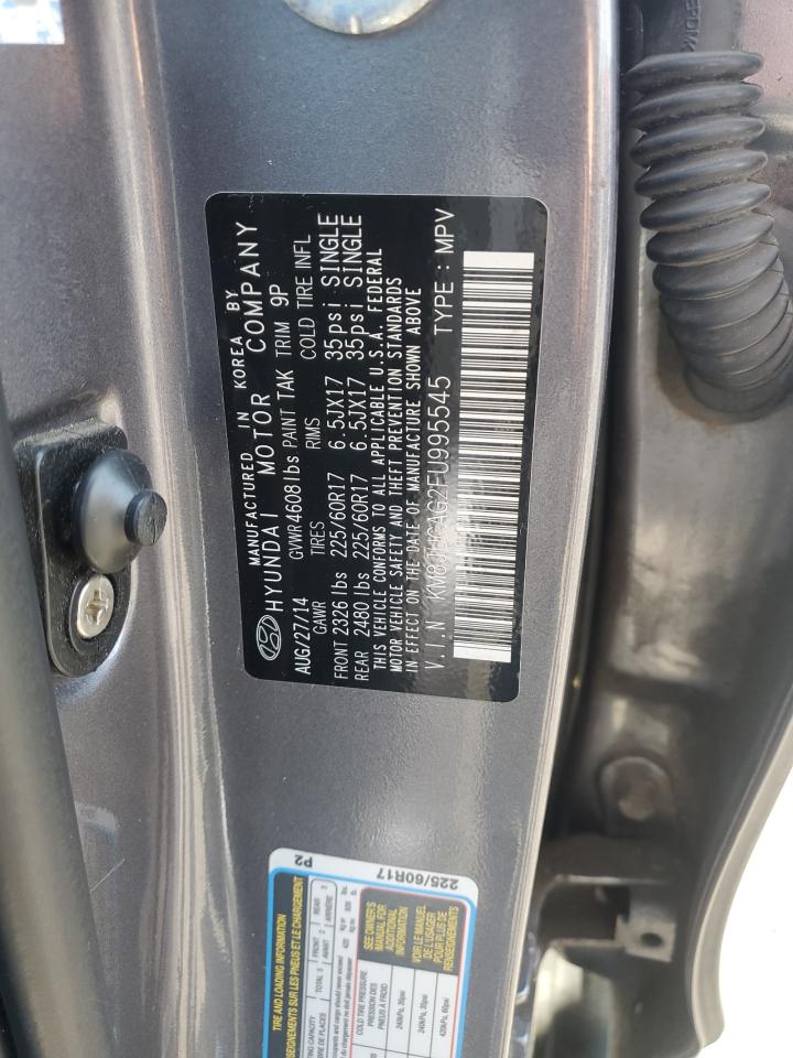 km8jucag2fu995545 KM8JUCAG2FU995545 2015 Hyundai Tucson Limited