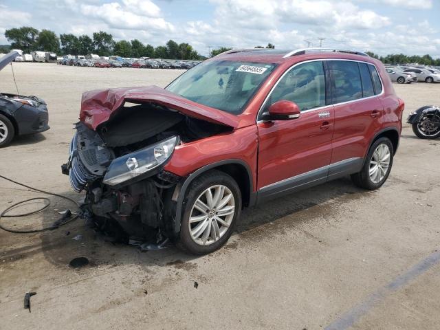  VOLKSWAGEN TIGUAN 2014 Czerwony