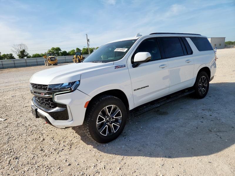  CHEVROLET SUBURBAN 2021 Белы