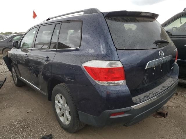  TOYOTA HIGHLANDER 2013 Blue