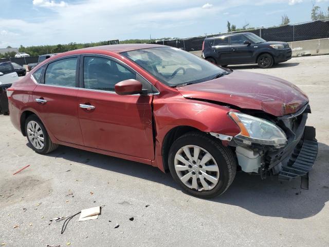  NISSAN SENTRA 2015 Red