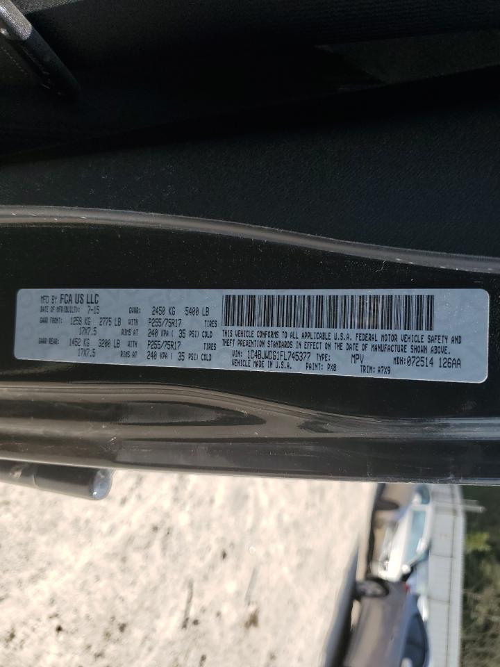 2015 Jeep Wrangler Unlimited Sport VIN: 1C4BJWDG1FL745377 Lot: 62645755