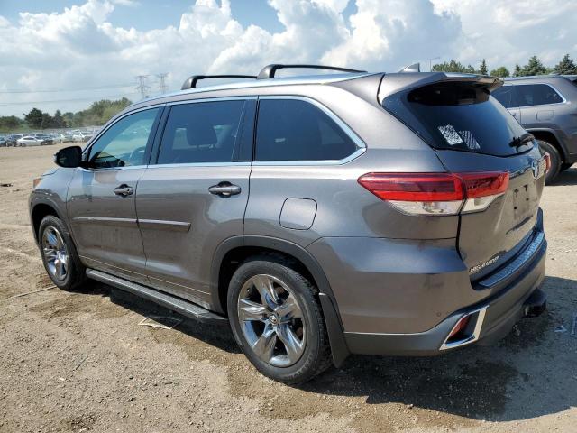  TOYOTA HIGHLANDER 2017 Сharcoal