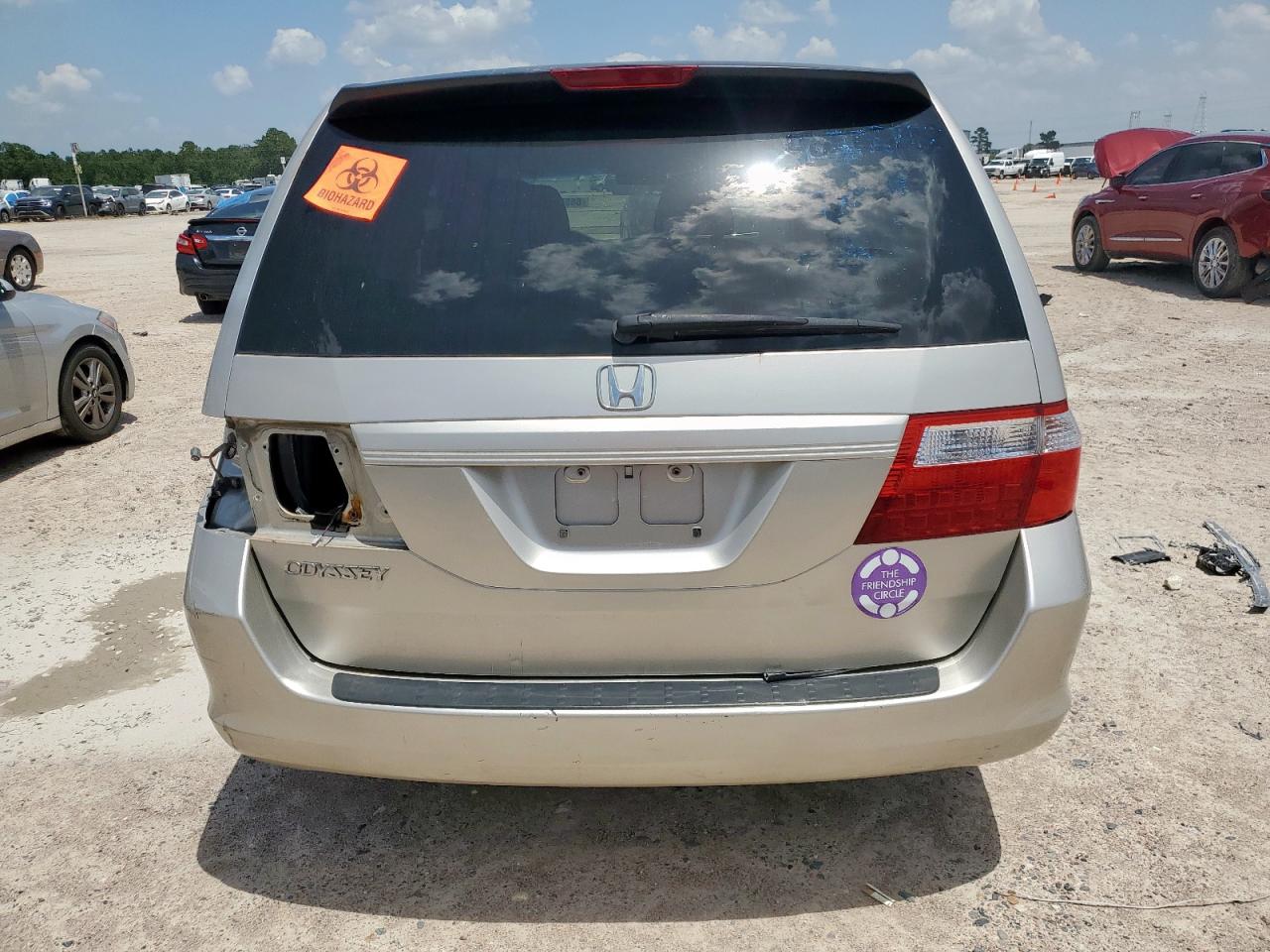 2006 Honda Odyssey Lx VIN: 5FNRL38246B081696 Lot: 66554185
