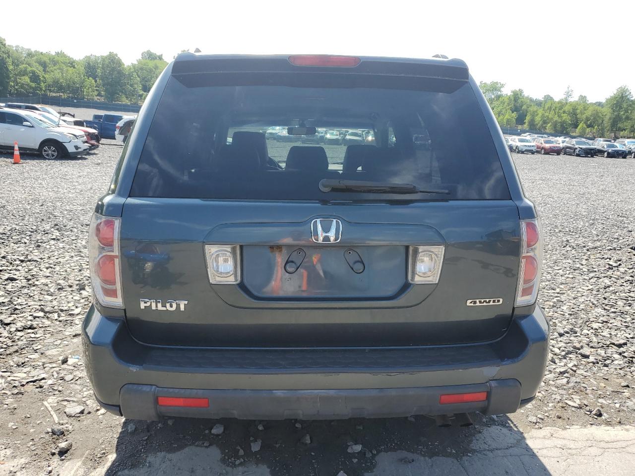 2006 Honda Pilot Ex VIN: 2HKYF185X6H509922 Lot: 63013435