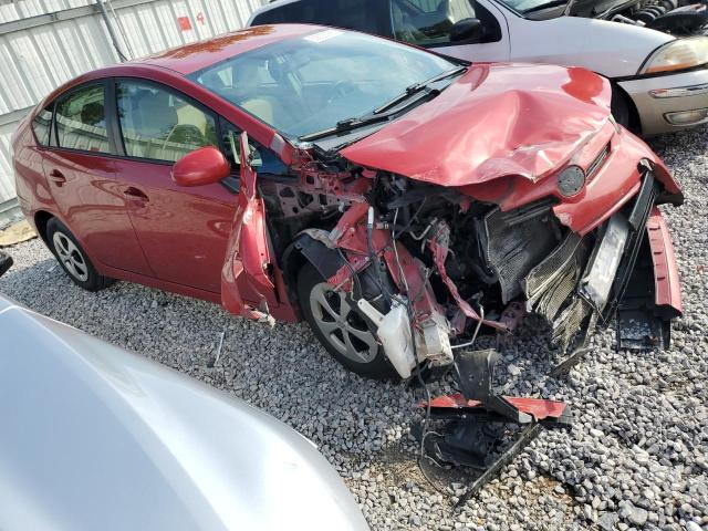 TOYOTA PRIUS 2013 Czerwony