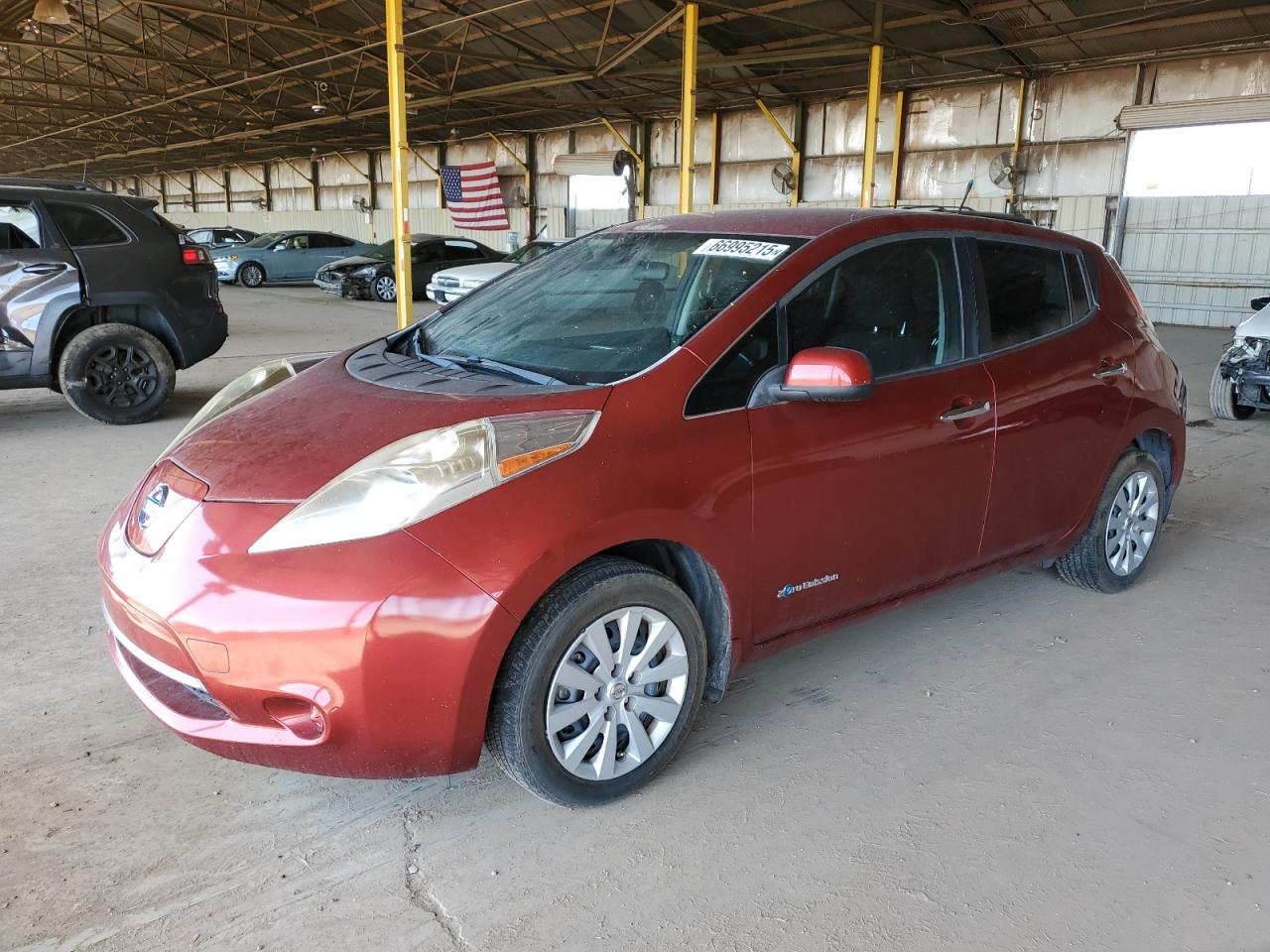 2013 Nissan Leaf S VIN: 1N4AZ0CP2DC417262 Lot: 66995215