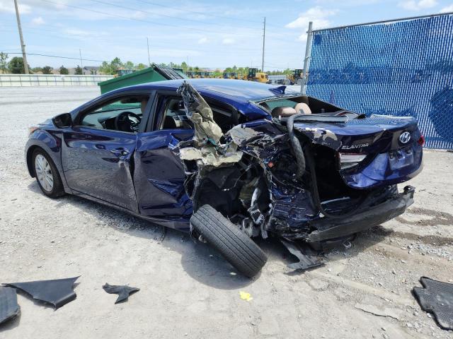  HYUNDAI ELANTRA 2014 Blue