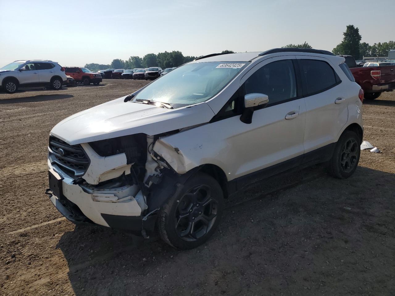 2018 Ford Ecosport Ses white null gas MAJ6P1CL3JC178511 photo #1