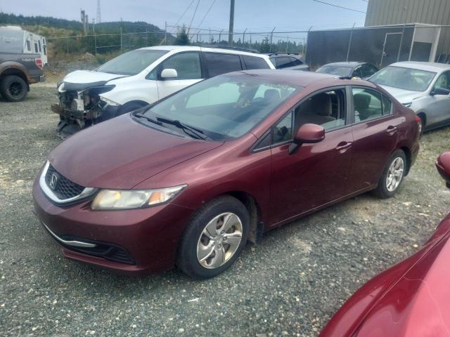 2013 HONDA CIVIC LX   for sale at Copart NS - HALIFAX